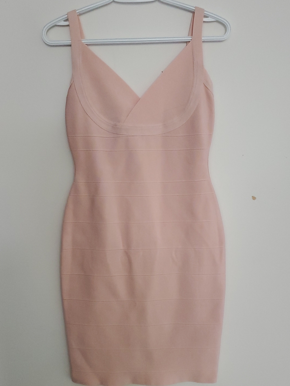 Babaton Blush Pink Mason Bandage Dress M
